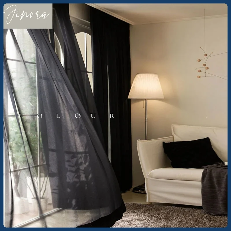 

Retro Modern Decoration Window Screen Blackout Curtains Romantic French Style Living Room Pastoral Romantic High-end Bedroom