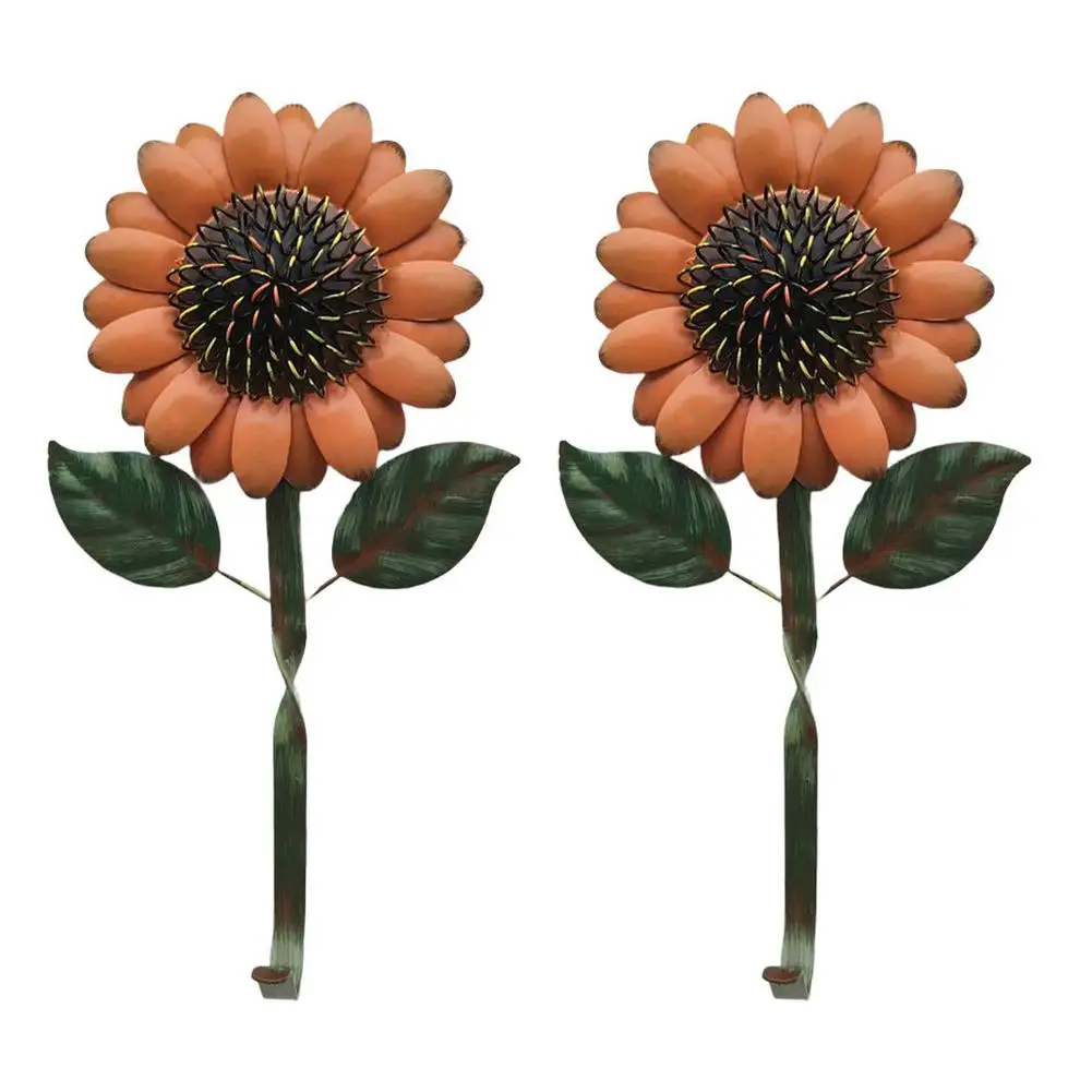 Decorative Hooks For Home Decorative Hooks 16*6*31cm Sunflower Home Decor Charming Design Easy Installation Process