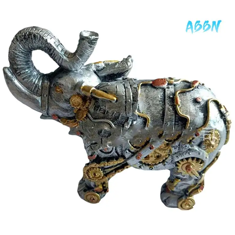 ABBN-Mechanical Punk Models, Resin Crafts, Steampunk Resin Statues, Sculpture Decorations, Home Desktop Ornaments