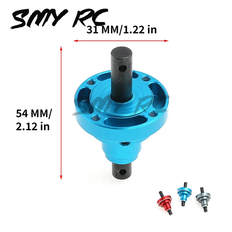 

Toy Model Car Aluminum Alloy Differential Lock Spool Straight Shaft Upgrade Accessories for 1/10 Maxx RC Crawler Car