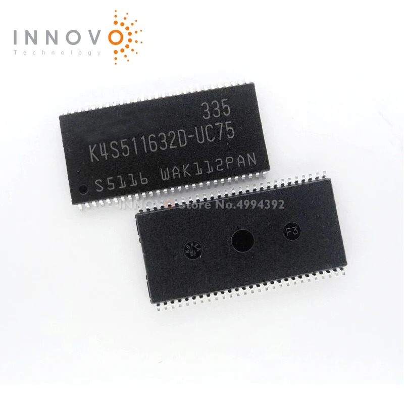 

INNOVO 5pcs/lot K4S511632D-UC75 K4S511632D K4S511632 TSOP-48 Free shipping New original