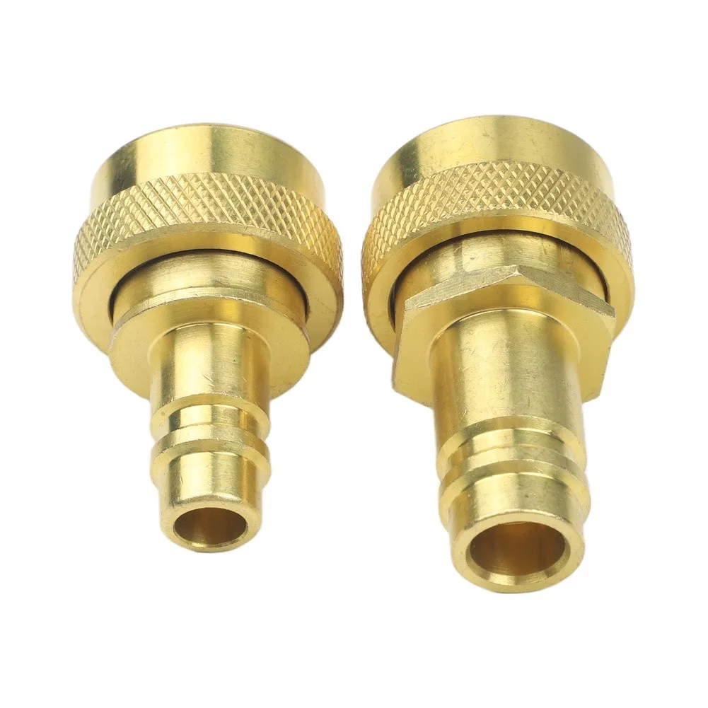 Adjustable Connector Pressure Connector High Pressure Resistant Solid Brass Construction Brass Adapter For R134A for r1234yf