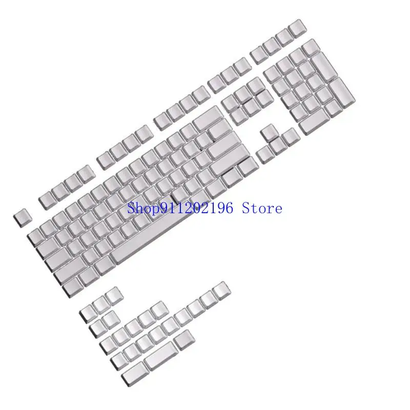 

P82A 1 Set 131Keys Side Print Keycaps Thick PBT Material Double Shot OEM Height Upgraded for Mechanical Keyboards