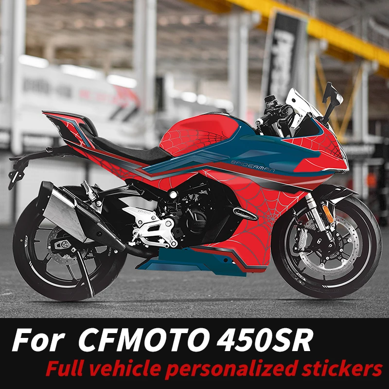 

Suitable for 2022 CFMOTO 450SR Racing Full Body Graphics High-Fit Long-Lasting Anti-Scratch Waterproof Mod Kits