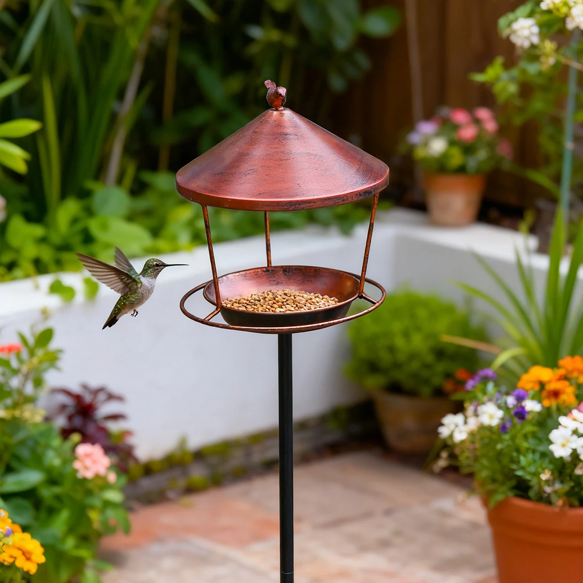 Bebedouro de Metal para Pássar - Bonsai Garden China avaliação e preço