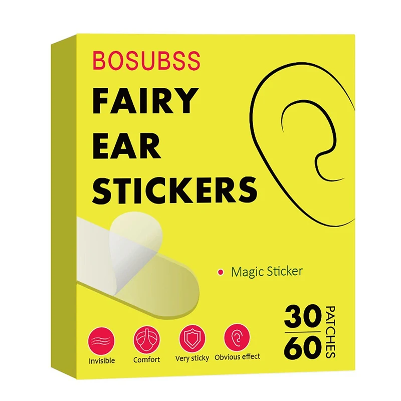 【XHB】60Pcs Invisible Protruding Ears Correctar Tape Ear Aesthetic Correctar Elf Ear Stickers Ear Correction Patch Makeup Tool