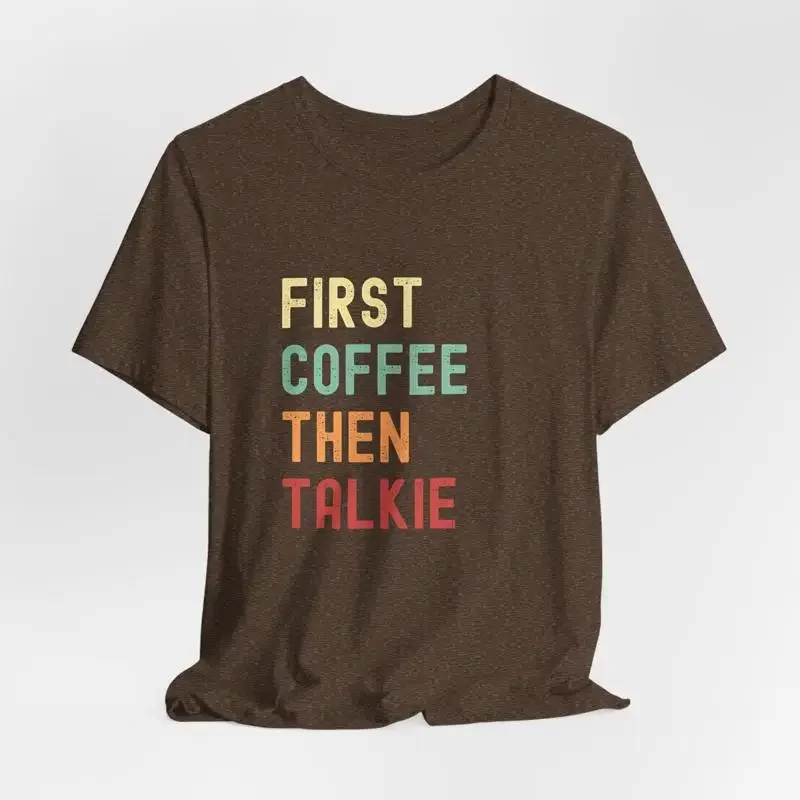 Funny Coffee Theme T Shirt for Lover