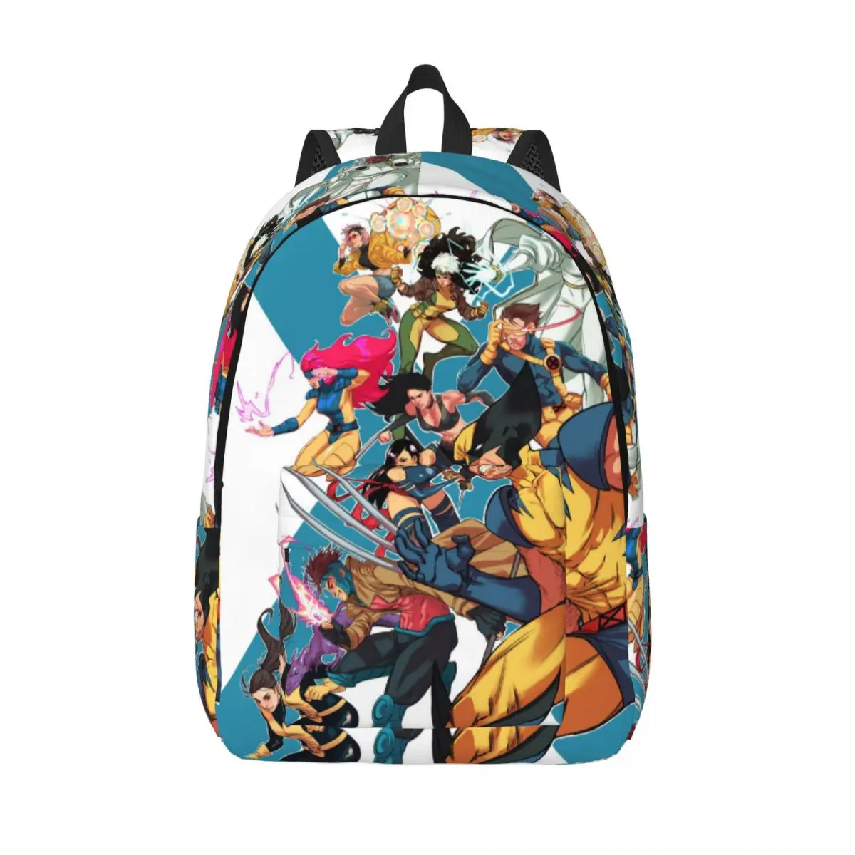 

Custom Comic Deadpool Wolverine Canvas Backpack for Men Women Water Resistant School College Bag Printing Bookbag