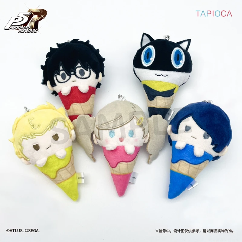 Action Palm-sized Ice Cream Doll Blind Boxes COS Game Persona Akechi Goro Amamiya Ren Yoshizawa Kasumi Cute Pendants Kids Gifts