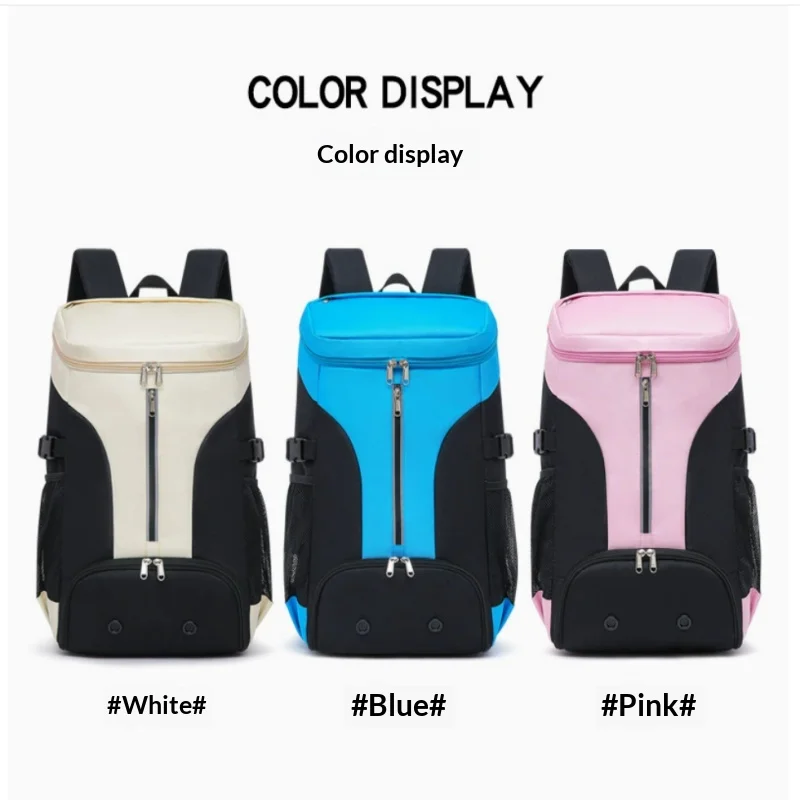 Lightweight Multifunctional Sports Gym Bag Waterproof Oxford Travel Duffle Bag With Independent Shoe Compartment Color Block Fit