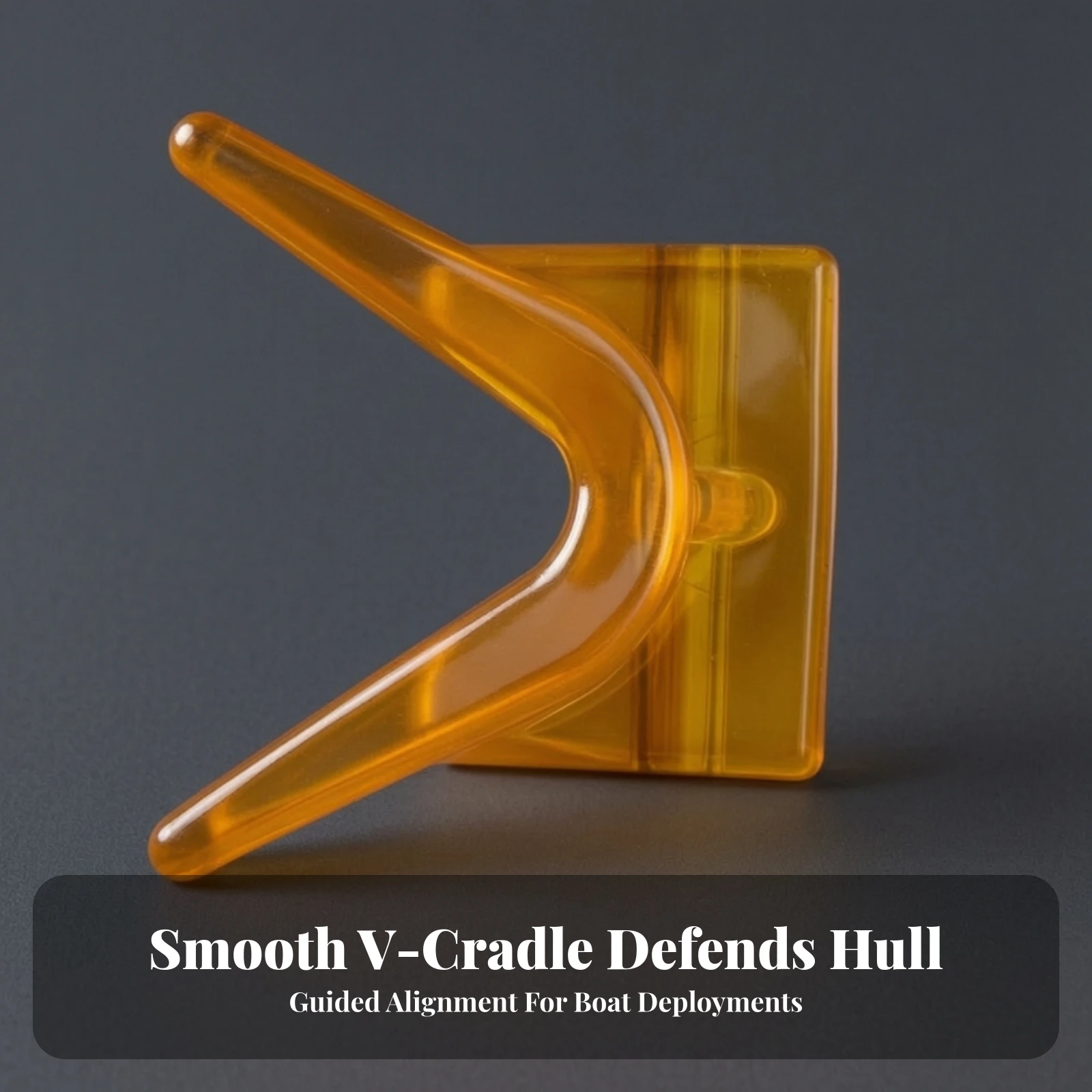 PVC V-Shaped Bow Support Block Supportive V-Shape Bow Stop Block Low-Maintenance Compact
