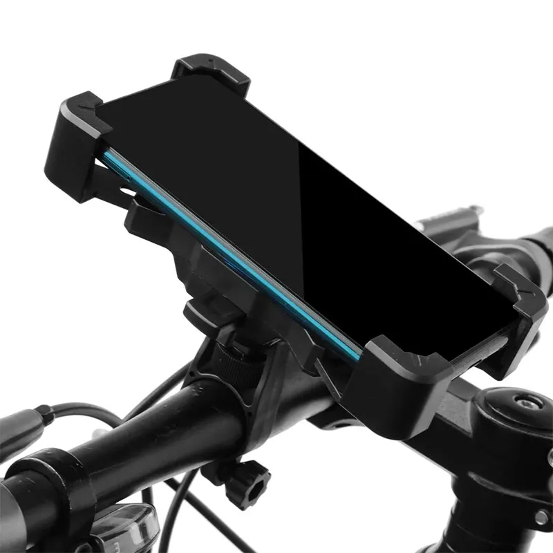 Soporte de teléfono para bicicleta y motocicleta, accesorio de 360 grados a prueba de golpes, Clip para GPS, para ciclismo al aire libre y viajes