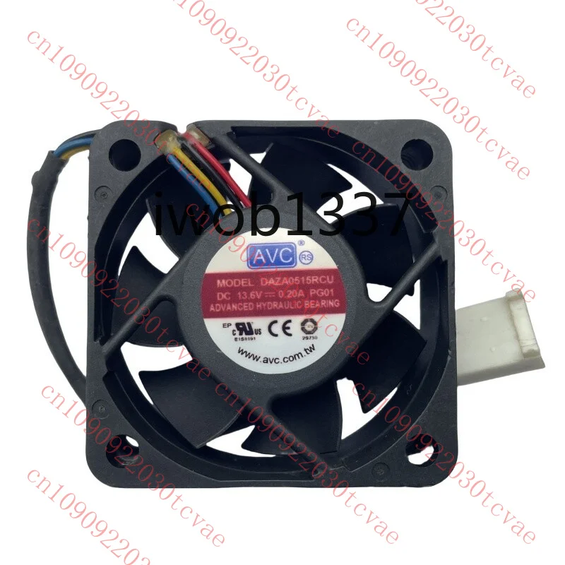 

Original for DAZA0515RCU DC 13.6V 0.20A 4-wire Server Square Cooling Fan