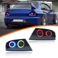 Car RGB Taillamp For Mitsubishi EVO 7/8/9 GEN (CT9A) 2001-2007,Animation Rear Lamps ,Welcome Dynamic Taillight Assembly