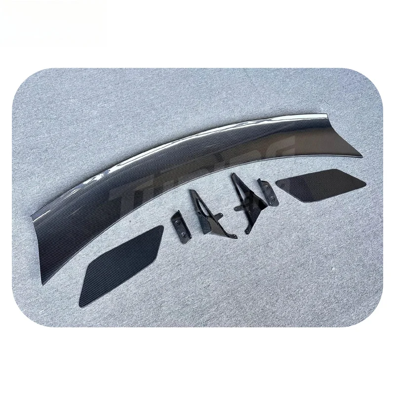 Carbon Fiber SC Style Wing Spoiler Ducktail Fit For Mustang S650 GT Eco Dark Horse 2024