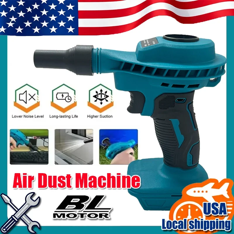 

Подходит для Makita 2 в 1, беспроводная машина для воздушной пыли, эффективный перезаряжаемый вакуумный насос для очистки компьютера, электроинструмент для 18 В