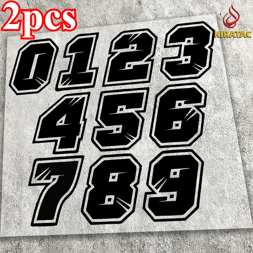 2Pcs Funny Black Number Waterp - огляд і ціна Race Bib