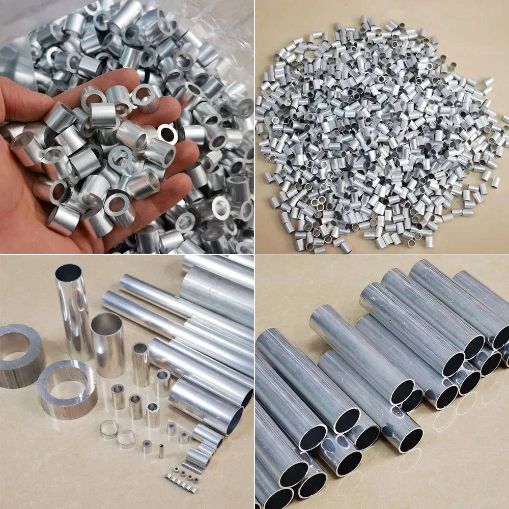 Imagem -05 - Corte de Alumínio Customizável do Tubo Faça Você Mesmo Customizável od 36 mm Espessura 0.250.5 mm 2-6.5 mm Longos 5000 Pcs