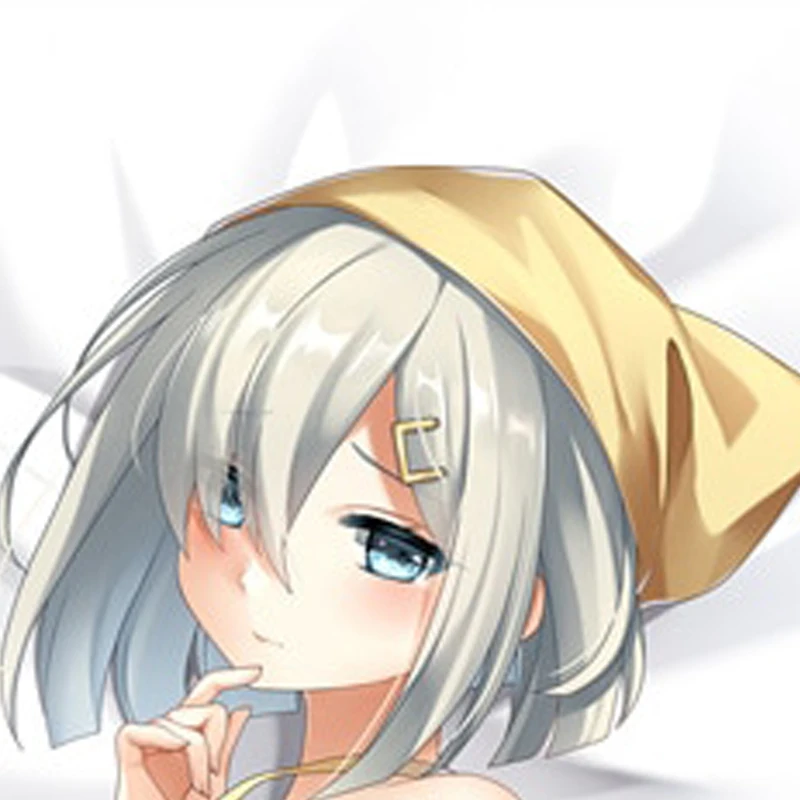 

Dakimakura Anime Pillow Cover Hamakaze Double Sided Print 2Way Cushion Cover Xmas Gifts