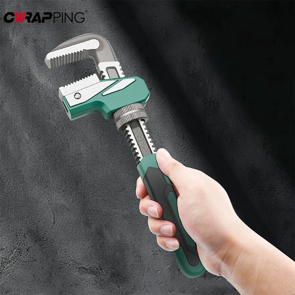 

Adjustable Ratchet Wrench F-shaped Motorcycle Wrench with Non-slip Handle for Automotive Repair and Piping Maintenance Home Tool