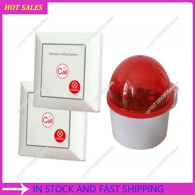 

Caregiver Pager Alarm Wireless Sound And Light Alarm For Elderly Disabled Seniors Toilet Bathroom ,Requisite