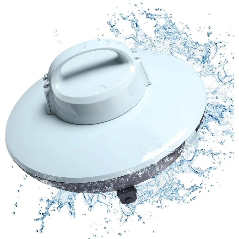 

Robotic Pool Cleaner, Pool Vacuum for Above Pools with Dual-Drive Motors, Self-Parking Technology for Above-Ground Flat Pools up