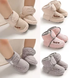 New 2025 Warm Infant Toddler Crib Snow Boots Soft Comfortable Infant Girls Boys Anti-Slip Socks Slipper Newborn Baby Shoes