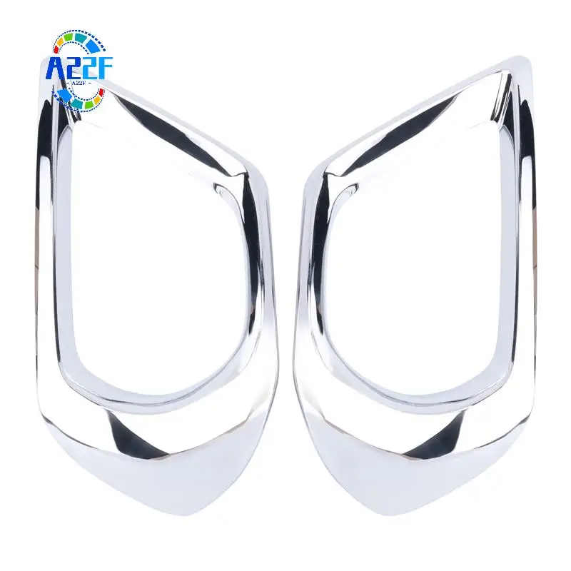 

A22F-для Subaru Forester SJ 2014 2015 2016, хромированная передняя противотуманная фара, бампер, противотуманная фара, накладка, рамка, стайлинг автомобиля, литье