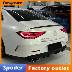 For Mercedes Benz CLS Class C257 2018-2022 CLS260 CLS300 CLS350 CLS400 CLS450 4 Door Rear Trunk Lip Spoiler Car Accessories