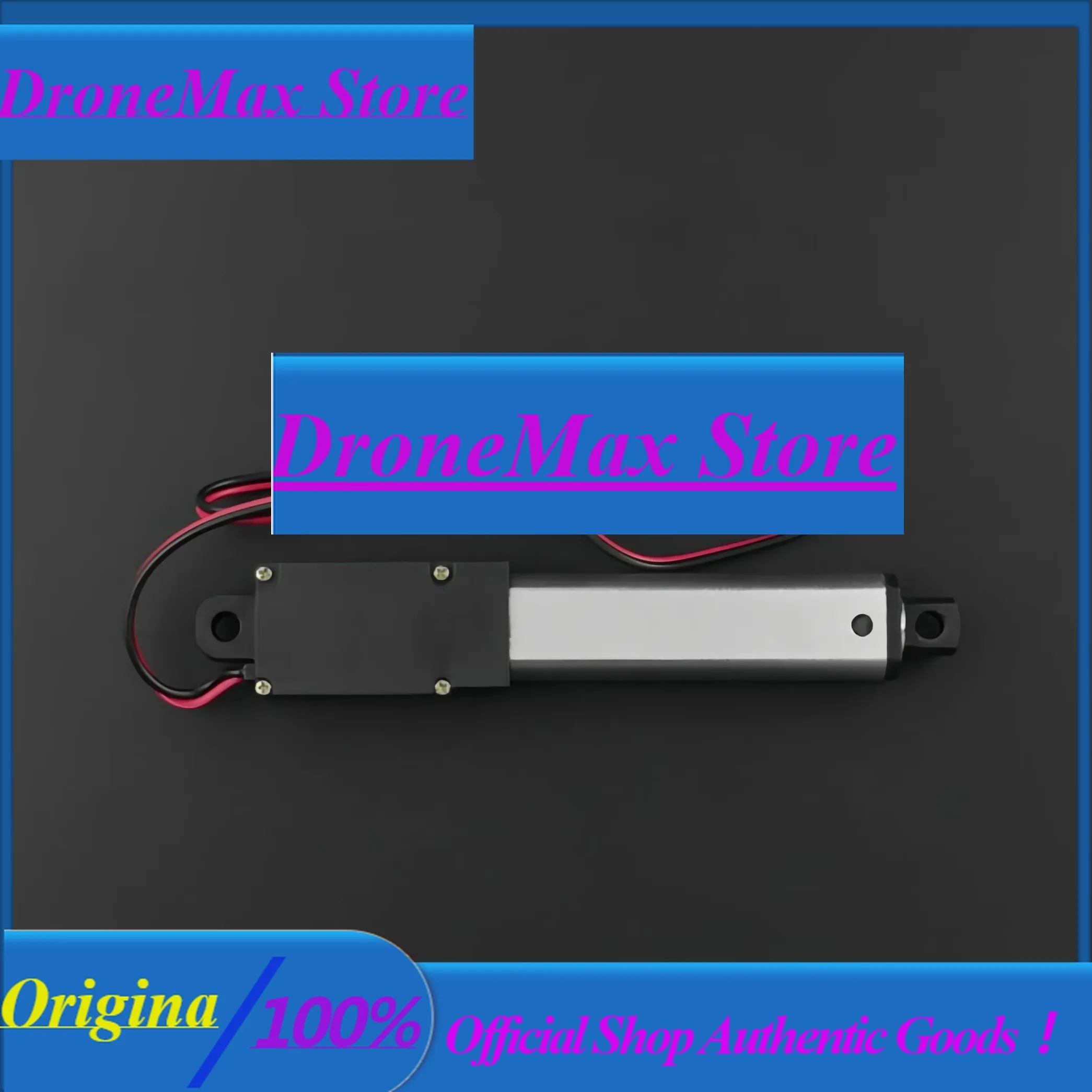 DroMa6V Micro Electric Linear Actuator 50mm Stroke 128N Push Force For DIY Lifting Access Control
