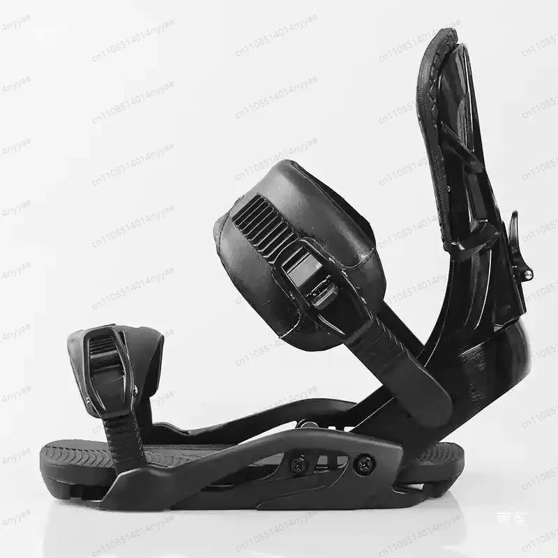 Snowboard Bindings All Mountain Unisex Black White Universal for Men Women