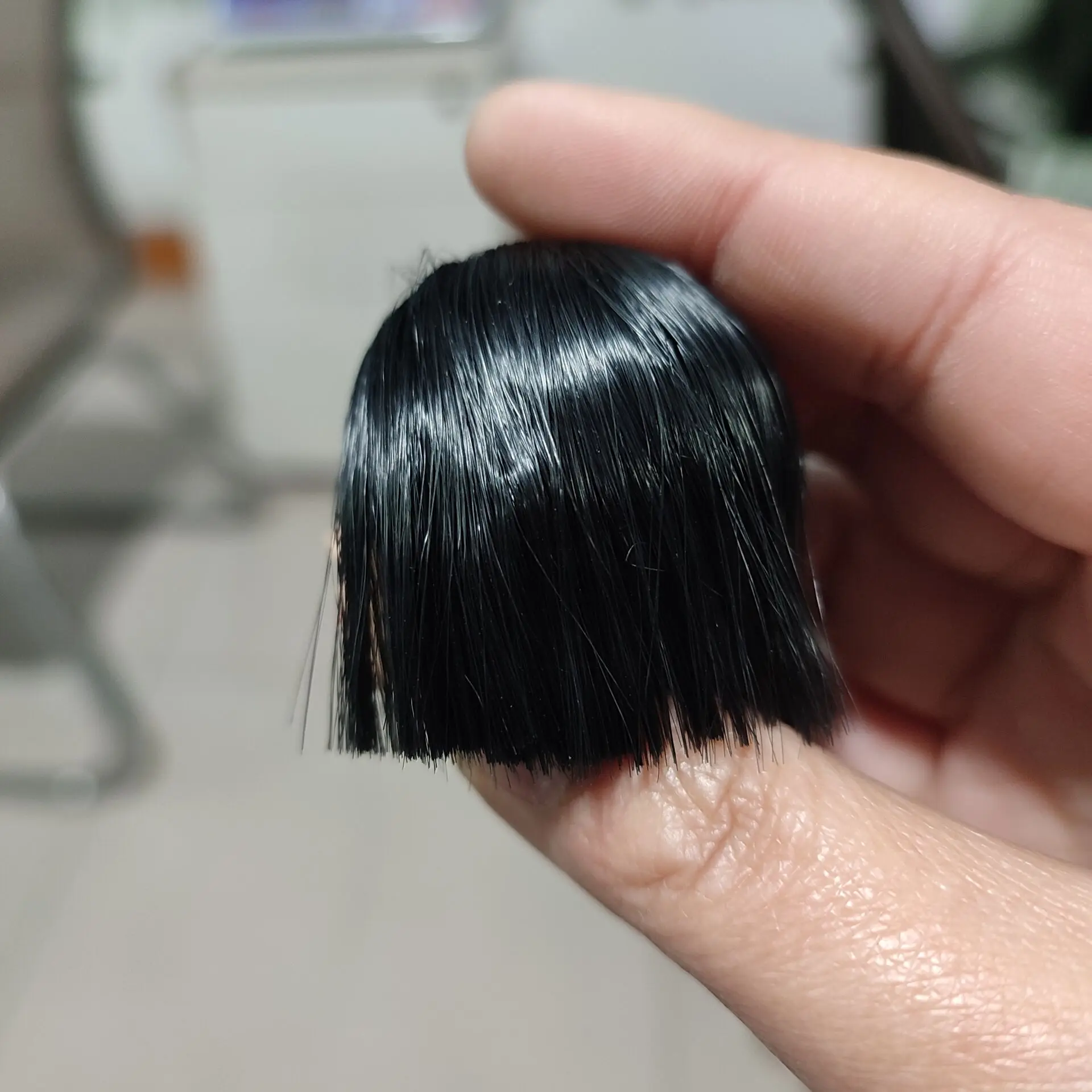 متوفر YMTOYS 1/6 فتاة آسيوية بينغ أسود قصير الشعر B رئيس نحت منحوتة نموذج ل 12 ''TBL أنثى Suntan عمل الشكل الجسم #2