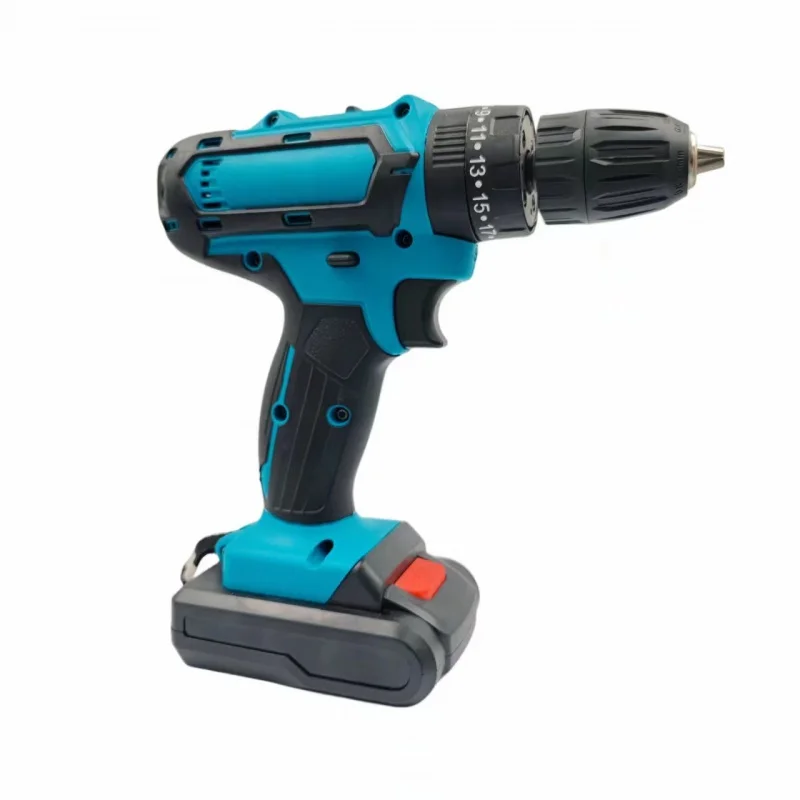 21V multifunctional rechargeable electric screwdriver impact lithium drill with brush