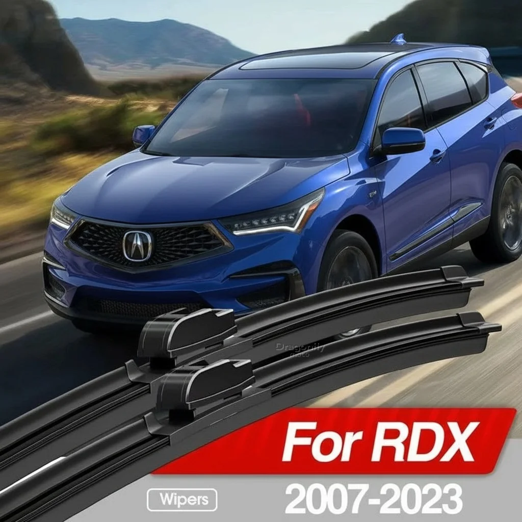 

For Acura RDX 2007-2023 Front Windshield Wiper Blades 2pcs Windscreen Window Accessories 2008 2009 2013 2016 2017 2018 2019 2020