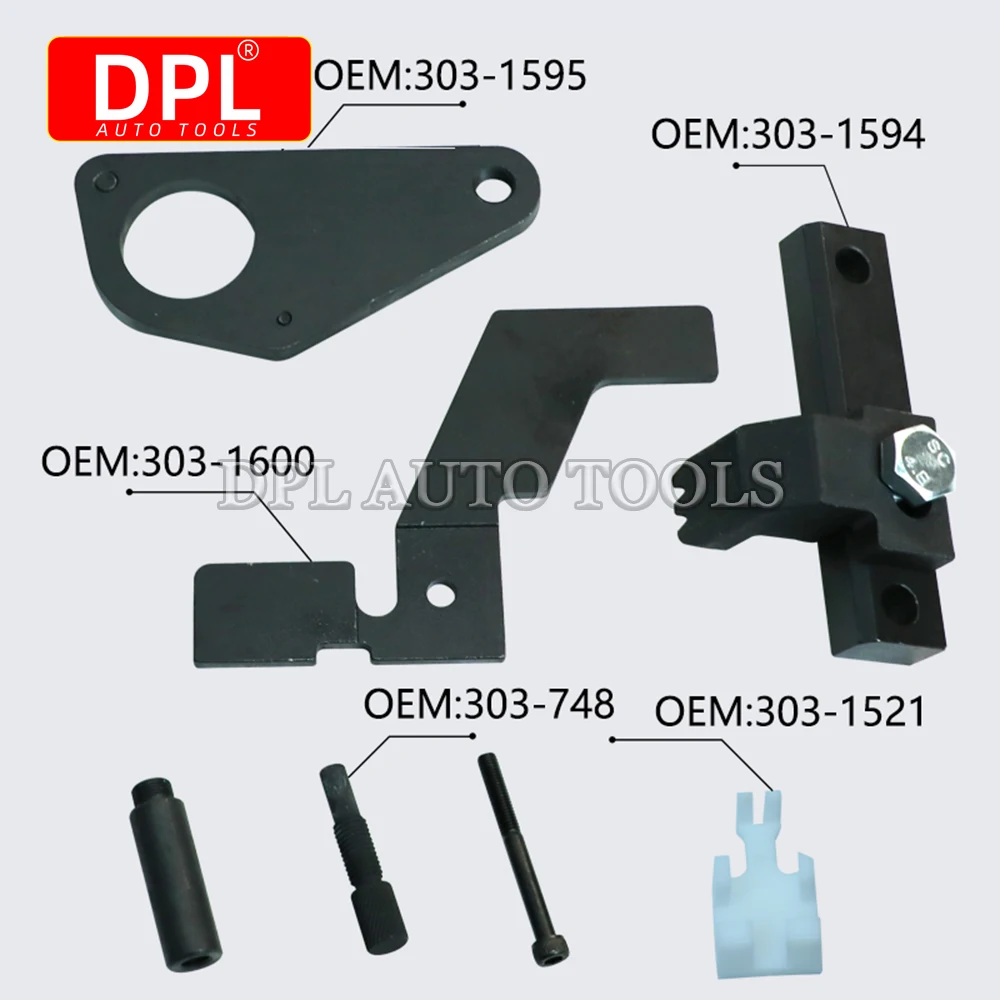 Engine Camshaft Cranshaft Timing Tool For Jaguar Land Rover 2.0 GTDi Si4 Equivalent 303-1594 303-1595 303-1600 303-748 303-1390A