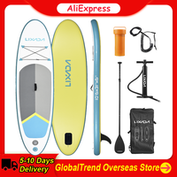 Lixada Inflatable Paddle Board Stand Up for Adult SUP Paddleboard Water Sport Surf Set with Adjustable Paddle Pump Backpack