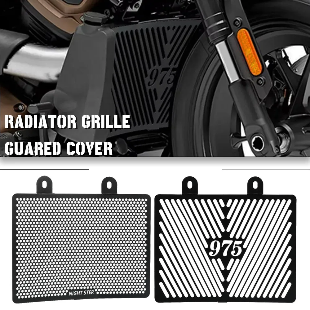 For Nightster 975 Nightster RH975 2022 2023 2024 2025 Motorcycle Radiator Guard Grille Cover Oil Cooler Protector Protection