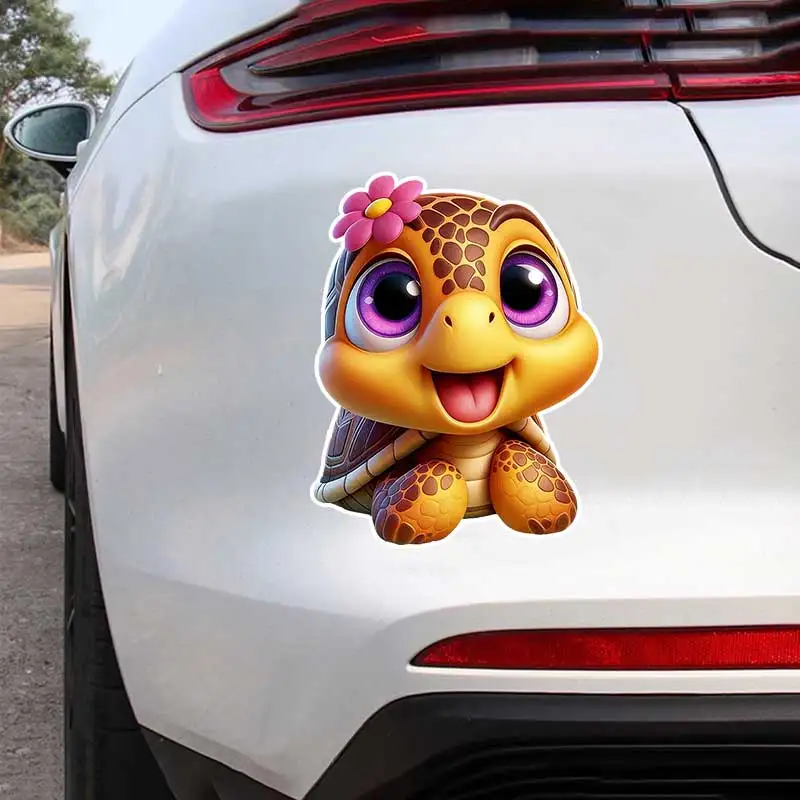 

Beautiful Little Turtle Car Sticker Vinyl Decal Waterproof Rear Window Motorcycle Camper Bumper Truck Laptop Decoration Y914