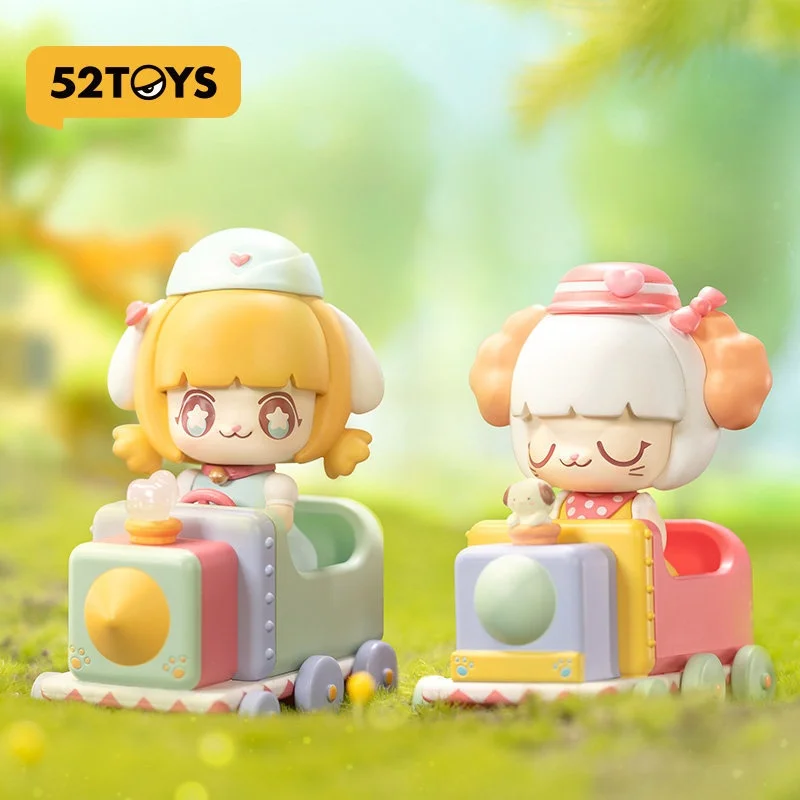

52toys Authentic Kimmy Wiki Bumper Car Series Blind Box Trendy Handmade Collectible Art Toy Easy To Use Display And Play