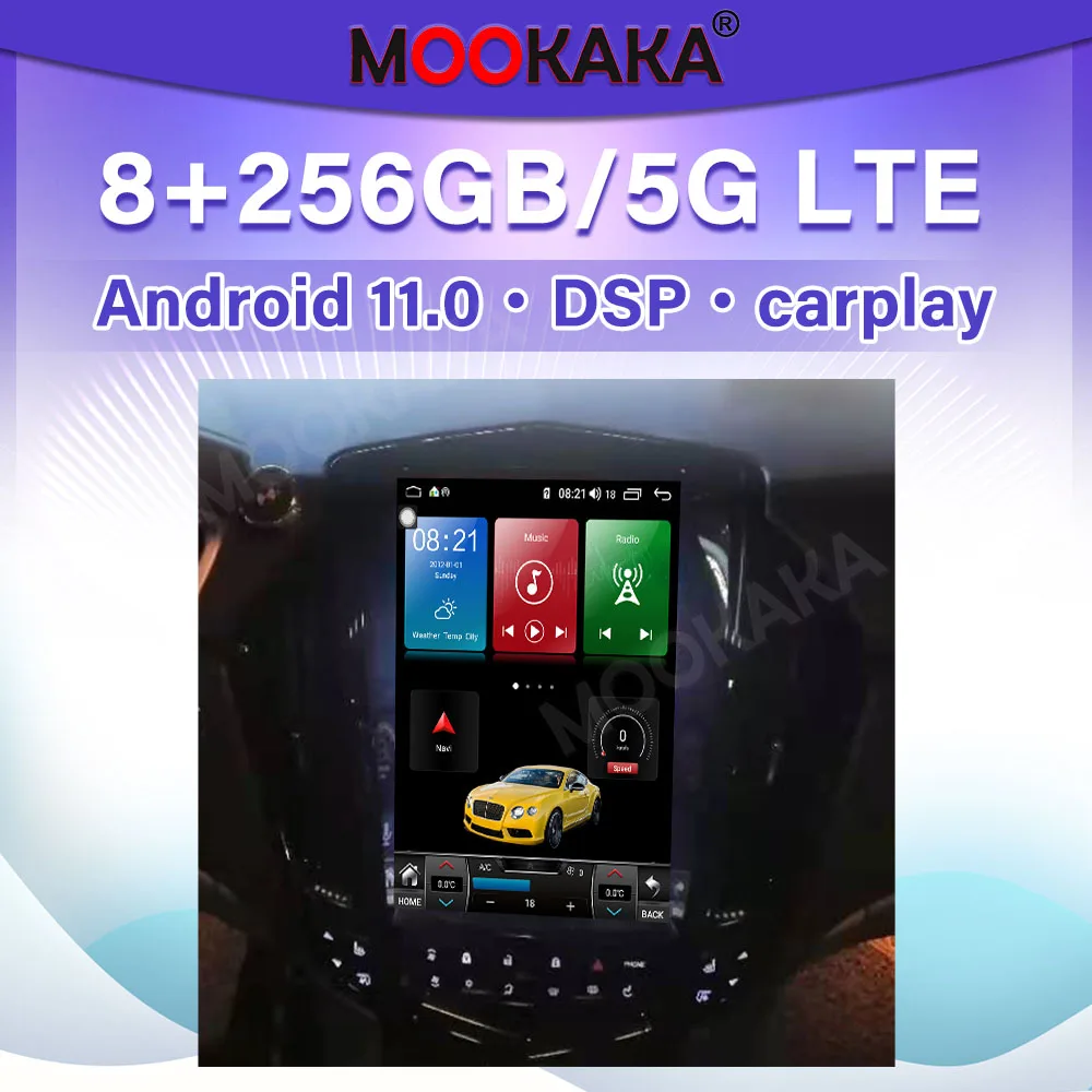 

Для Cadillac SRX 2008-2012 Carplay Android автомобильное Стерео Радио мультимедийный плеер GPS навигация Авто Аудио