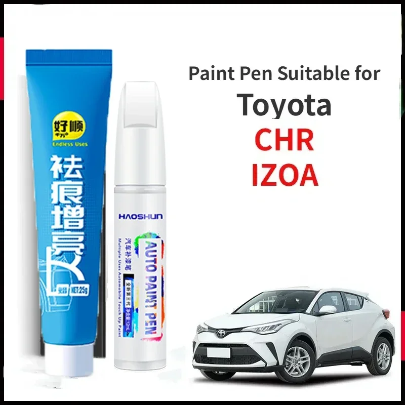 Paint Pen Suitable for Toyota CHR IZOA Paint Fixer Pearl White Car Supplies Modification Accessories Original Car Paint Scratch