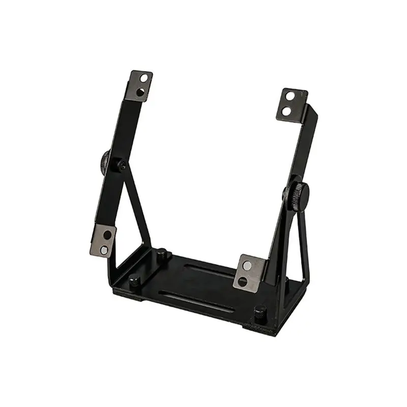 ABJG-External Cooling Fan Mount Stand Multi-Purpose Bracket For 120& 140Mm PC Fans, 360° Rotation PC Case Degree Black