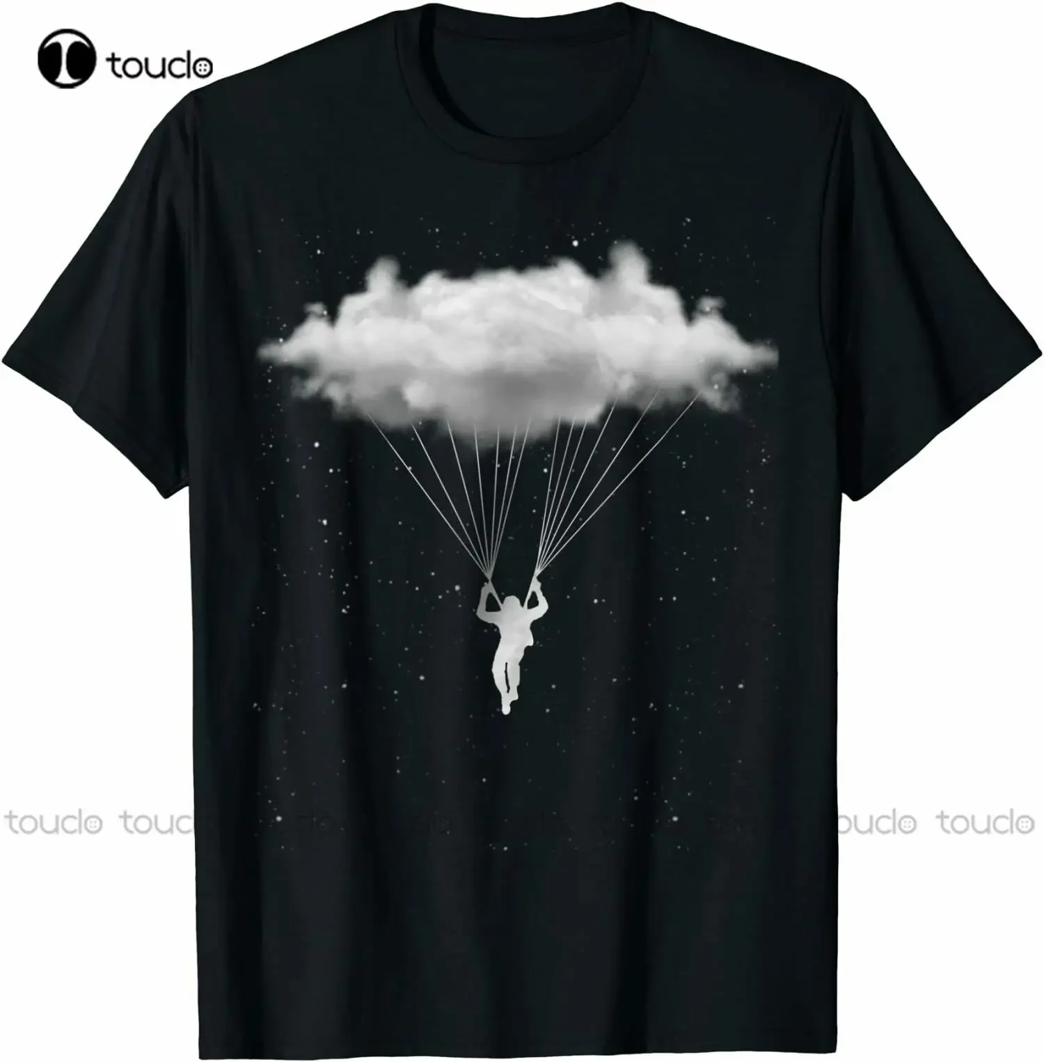 New Limited Funny Skydiving Night Cloud Star T-Shirt Oversized T Shirts For Women Custom Aldult Teen Unisex Xs-5Xl Fashion Funny