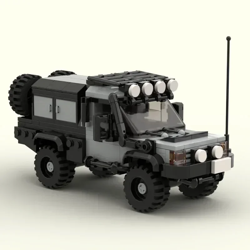 Stadsauto Films Model MOC Bouwstenen Super terreinwagen Modulaire technologie Geschenken Vakantie Monteer kinderen Speelgoedpak