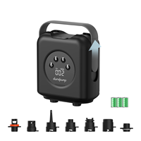 dwndpump HOBO PRO SUP Air Pump 20PSI Pressure 4000mAh Electric Portable Paddle Board Pump for Kayaks Kite Wings Tents PVC Boats
