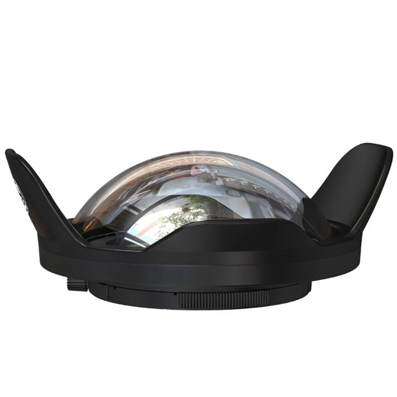 

For SLR Camera 67Mm Portable Waterproof Wide Angle Dome Port Lens Housing Case Underwater Diving Parts