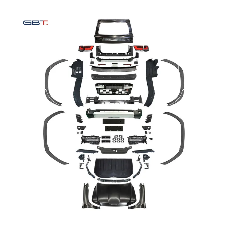 ZAIQU Brand 2025 Top Kits LC200 to LC300 GR Model Bumper Grill Exterior Upgrade Parts for 2008-2020 Land Cruiser 200 Mode