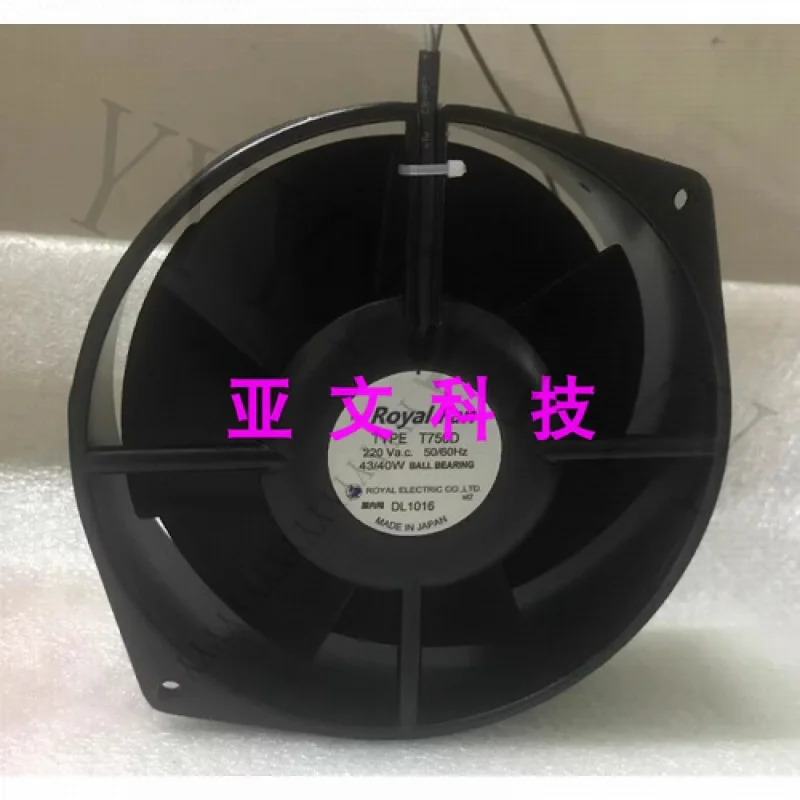 

Y + ДЛЯ ROYAL T756D AC220V 43/40 Вт 172*150*55 мм охлаждающий вентилятор с металлическими железными лопастями