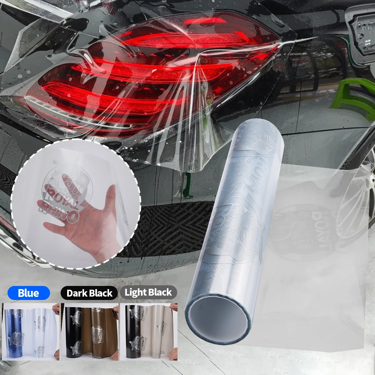 

Headlight Taillight Vinyl Wrap Transparent Film Car Sticker Light Foil Lamp Cover Accessory for Vehicle Lights