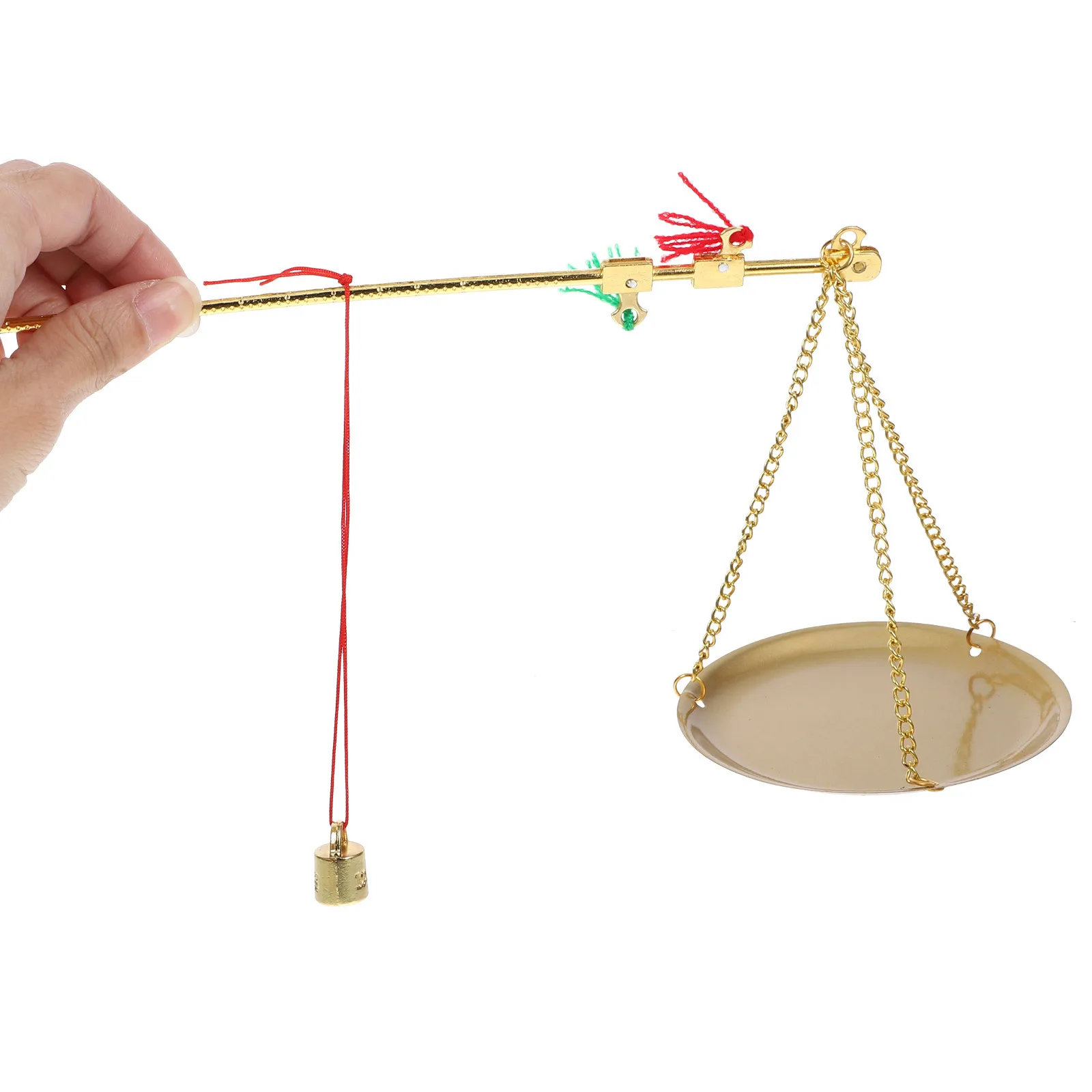 

1Set Vintage Style Weighing Scale Smooth Surface Multipurpose Metal Balance for Household Ingredients and Decor Elegant Look